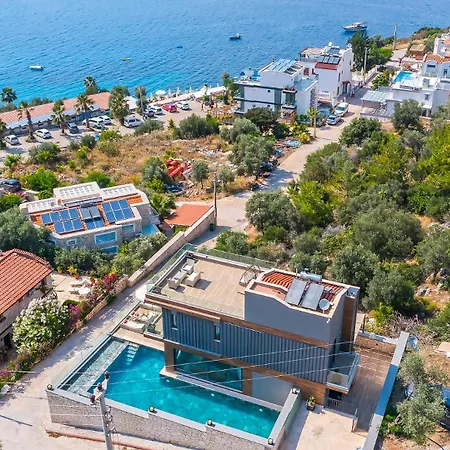 Kalkan Merkez'de Deniz Manzarali Lueks Отель Каш