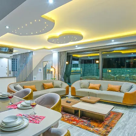 Hotel Kalkan Merkez'de Deniz Manzarali Lueks